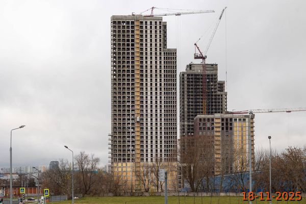 Ход строительства ЖК «Москворечье» за Ноябрь 2025 г., фото №5