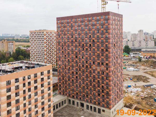 Ход строительства ЖК «Большая Академическая 85» за Сентябрь 2022 г., фото №4