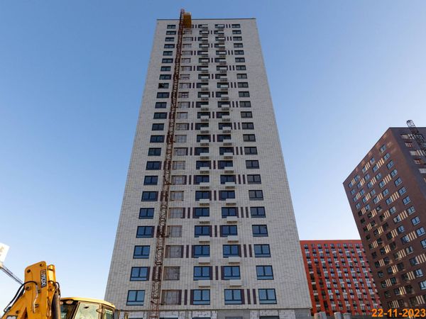 Ход строительства ЖК «Волжский парк» за Ноябрь 2023 г., фото №3