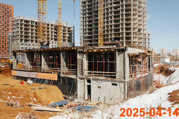 Ход строительства ЖК «Зелёный парк» за Апрель 2025 г., фото №4