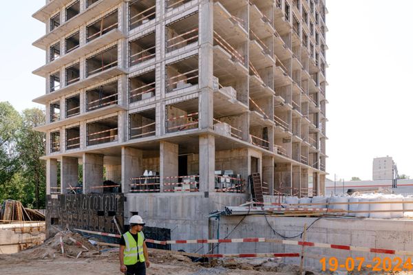 Ход строительства ЖК «Кутузовский квартал» за Июль 2024 г., фото №5
