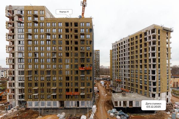 Ход строительства ЖК «Молжаниново» за Декабрь 2025 г., фото №3