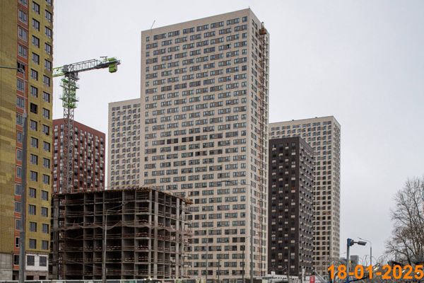 Ход строительства ЖК «Кавказский бульвар 51» за Январь 2025 г., фото №4