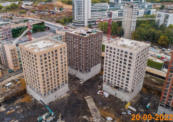 Ход строительства ЖК «Барклая 6» за Сентябрь 2022 г., фото №5