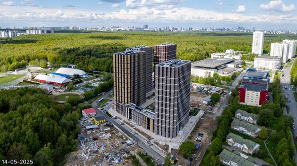 Ход строительства ЖК «Парксайд» за Май 2025 г., фото №4