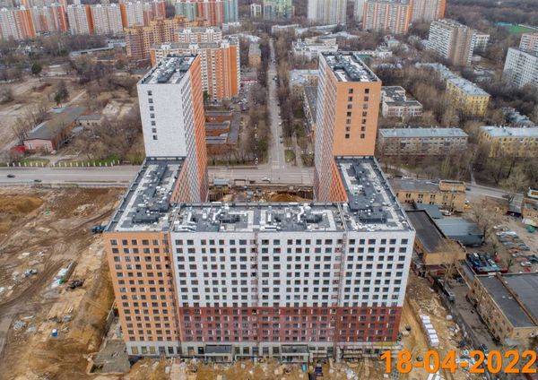 Ход строительства ЖК «Кольская 8» за Апрель 2022 г., фото №5