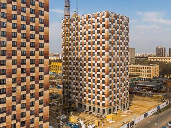 Ход строительства ЖК «Большая Академическая 85» за Апрель 2021 г., фото №4