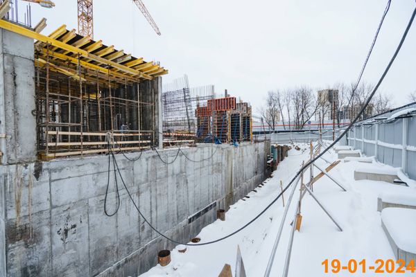Ход строительства ЖК «Кутузовский квартал» за Январь 2024 г., фото №5