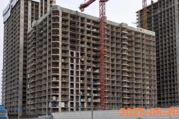Ход строительства ЖК «Москворечье» за Май 2025 г., фото №2