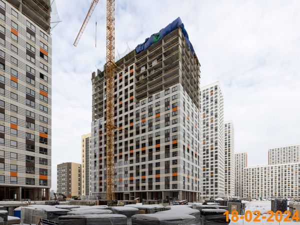 Ход строительства ЖК «Амурский парк» за Февраль 2024 г., фото №2
