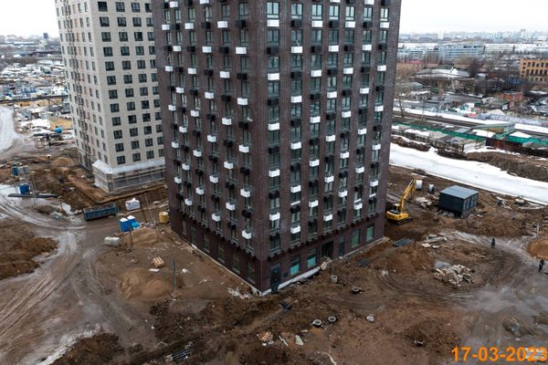 Ход строительства ЖК «Волжский парк» за Март 2023 г., фото №5