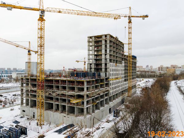 Ход строительства ЖК «Алтуфьевское 53» за Февраль 2023 г., фото №3