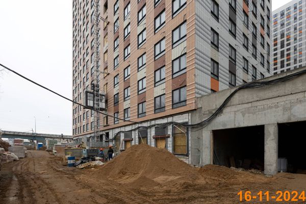 Ход строительства ЖК «Амурский парк» за Ноябрь 2024 г., фото №4