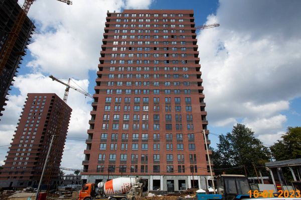 Ход строительства ЖК «Второй Нагатинский» за Июль 2023 г., фото №4