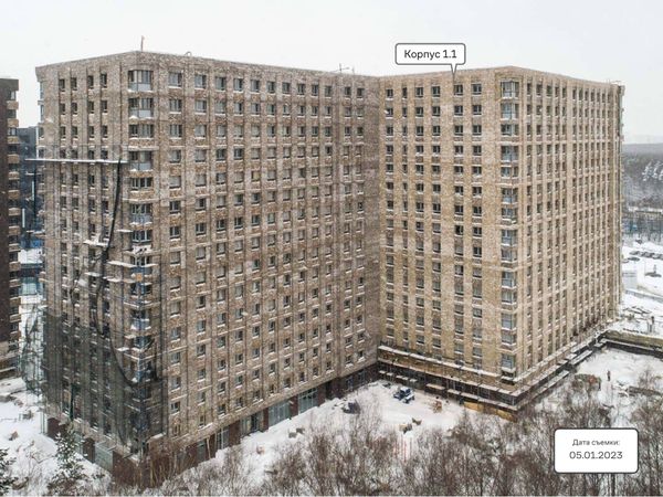 Ход строительства ЖК «Тропарево Парк» за Январь 2023 г., фото №2