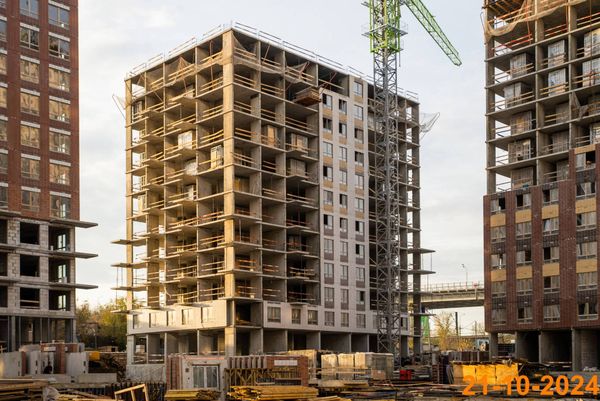 Ход строительства ЖК «Большая Академическая 85» за Октябрь 2024 г., фото №2