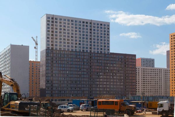 Ход строительства ЖК «Саларьево парк» за Август 2018 г., фото №3