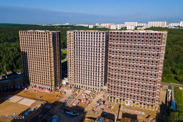 Ход строительства ЖК «Парксайд» за Июнь 2024 г., фото №4