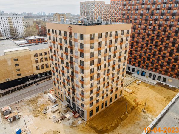 Ход строительства ЖК «Большая Академическая 85» за Апрель 2023 г., фото №5