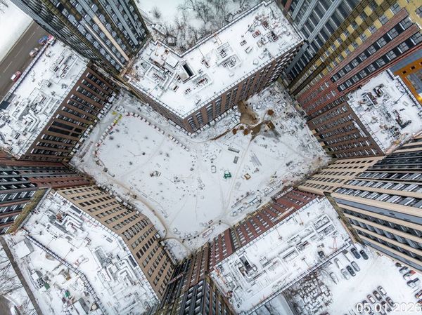 Ход строительства ЖК «Варшавские ворота» за Январь 2026 г., фото №2