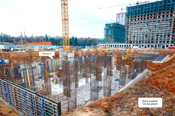 Ход строительства ЖК «Квартал Марьино» за Апрель 2025 г., фото №3