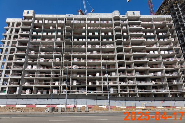 Ход строительства ЖК «Москворечье» за Апрель 2025 г., фото №5