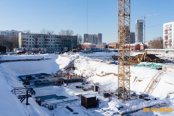 Ход строительства ЖК «Пэйв» за Февраль 2026 г., фото №4