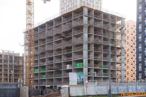 Ход строительства ЖК «Кавказский бульвар 51» за Сентябрь 2023 г., фото №4