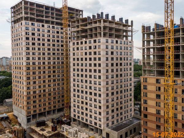 Ход строительства ЖК «Кронштадтский 9» за Июль 2022 г., фото №2