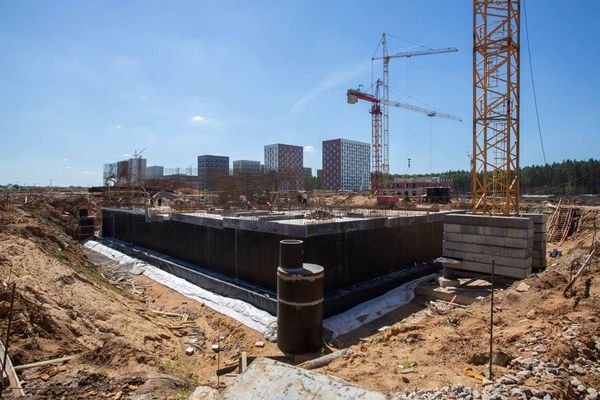 Ход строительства ЖК «Саларьево парк» за Июнь 2021 г., фото №4