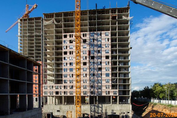 Ход строительства ЖК «Второй Нагатинский» за Июль 2022 г., фото №4
