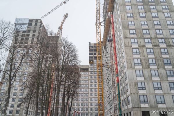 Ход строительства ЖК «Семеновский парк 2» за Январь 2025 г., фото №4