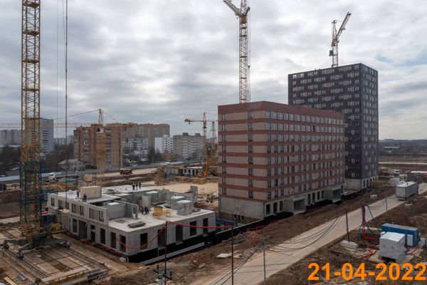 Ход строительства ЖК «Никольские луга» за Апрель 2022 г., фото №5