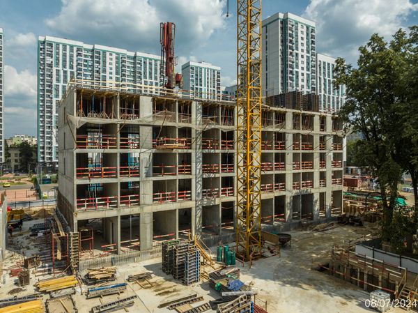 Ход строительства ЖК «Семеновский парк 2» за Июль 2024 г., фото №2