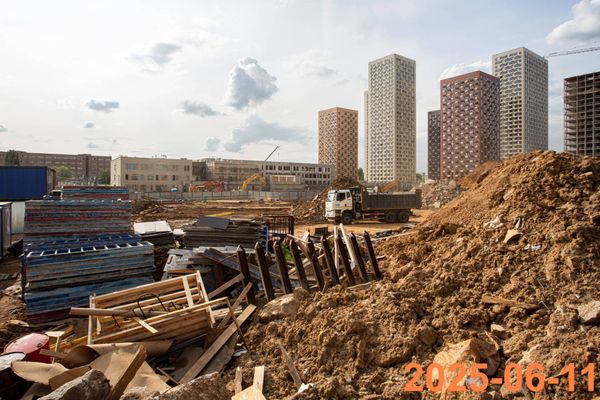 Ход строительства ЖК «Кавказский бульвар 51» за Июнь 2025 г., фото №2