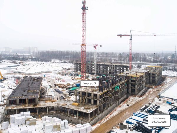 Ход строительства ЖК «Молжаниново» за Февраль 2023 г., фото №5