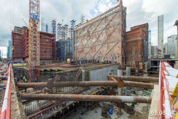 Ход строительства ЖК «Бадаевский» за Август 2024 г., фото №3