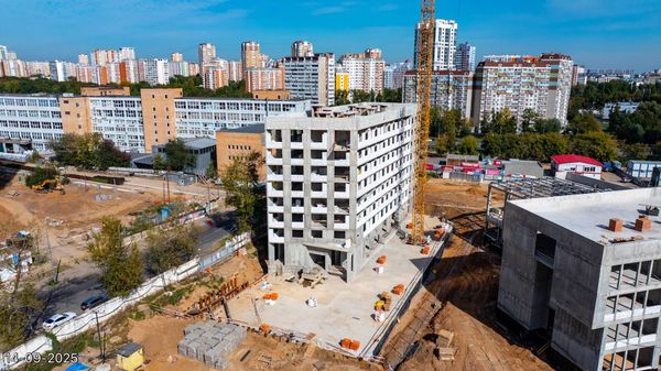 Ход строительства ЖК «Дмитровское небо» за Сентябрь 2025 г., фото №2