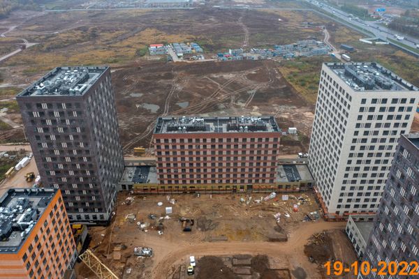 Ход строительства ЖК «Никольские луга» за Октябрь 2022 г., фото №3