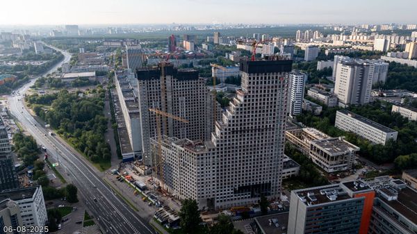 Ход строительства ЖК «Обручева 30» за Август 2025 г., фото №5