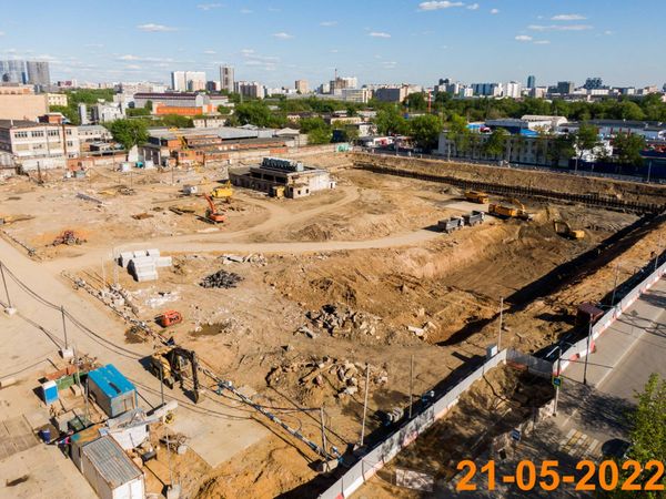 Ход строительства ЖК «Руставели 14» за Май 2022 г., фото №4