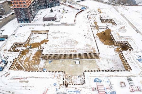 Ход строительства ЖК «Волжский парк» за Март 2020 г., фото №4