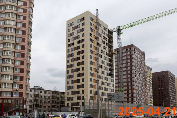 Ход строительства ЖК «Юнино» за Апрель 2025 г., фото №4