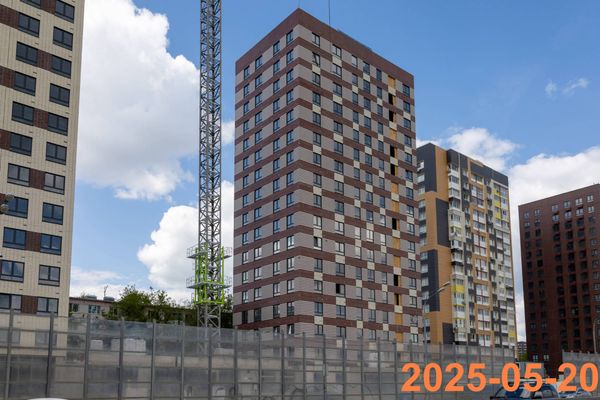 Ход строительства ЖК «Юнино» за Май 2025 г., фото №3