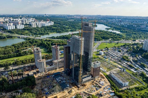 Ход строительства ЖК «Вейв» за Июль 2024 г., фото №3