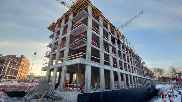 Ход строительства ЖК «Михалковский» за Февраль 2022 г., фото №3