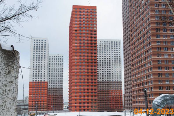 Ход строительства ЖК «Второй Нагатинский» за Декабрь 2023 г., фото №4
