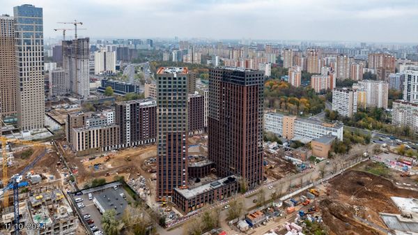 Ход строительства ЖК «Дмитровское небо» за Октябрь 2024 г., фото №2