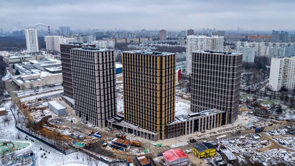 Ход строительства ЖК «Парксайд» за Декабрь 2024 г., фото №4