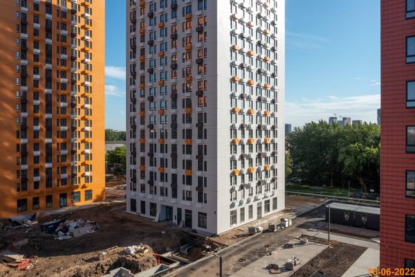 Ход строительства ЖК «Волжский парк» за Июнь 2022 г., фото №5
